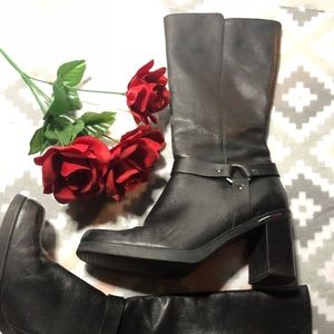 Tommy Hilfiger moto motorcycle boots size 9 1/2